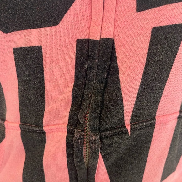 Super cute VS PINK zip up hoodie. Size Xsmall. Please see photos for details. - Picture 6 of 6